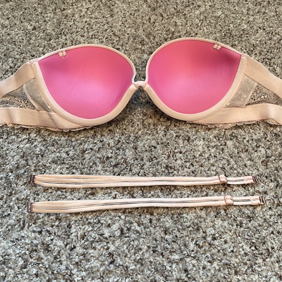 Blush PINK Date Plunge Multi-Way Bra - Picture 7 of 7
